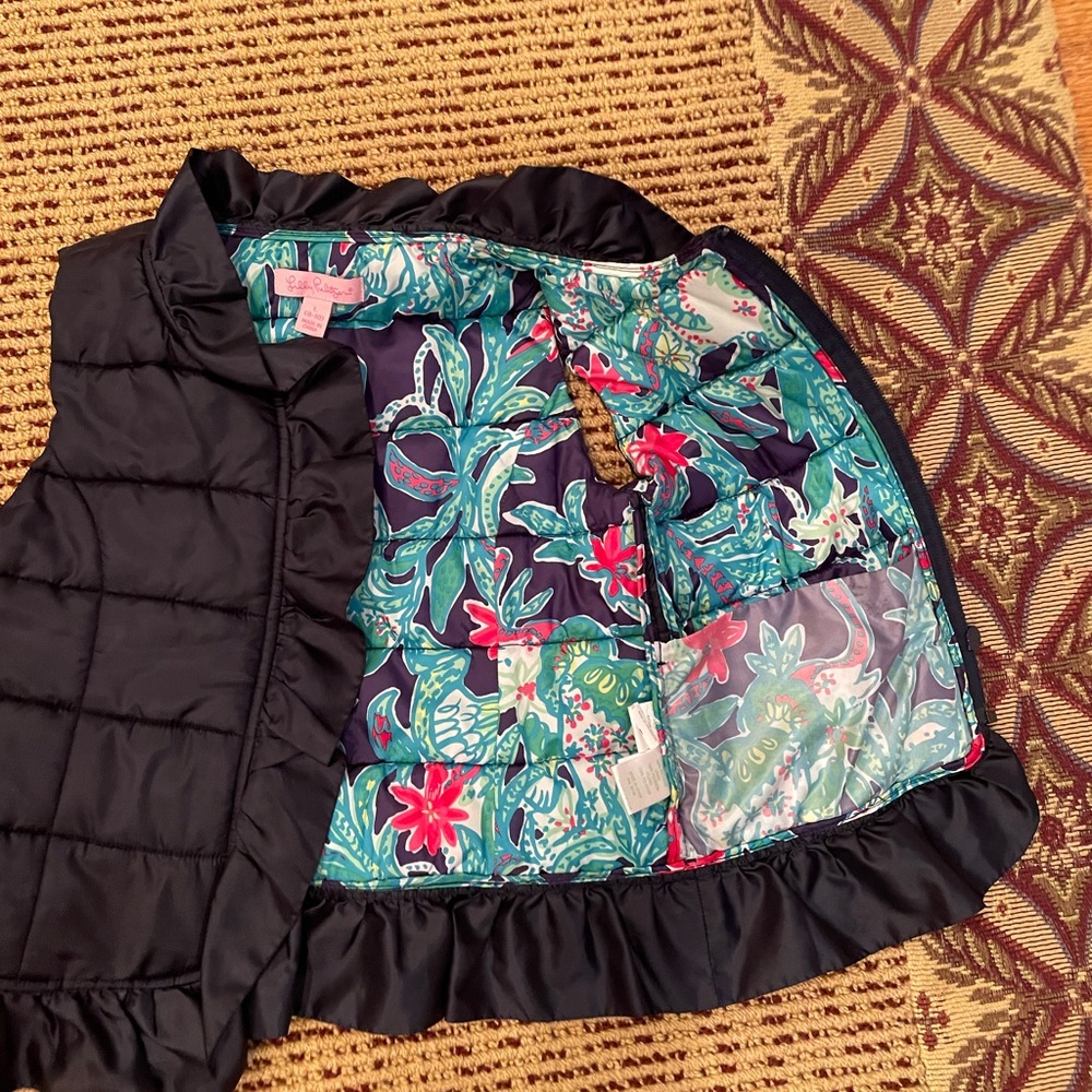 Navy blue vest